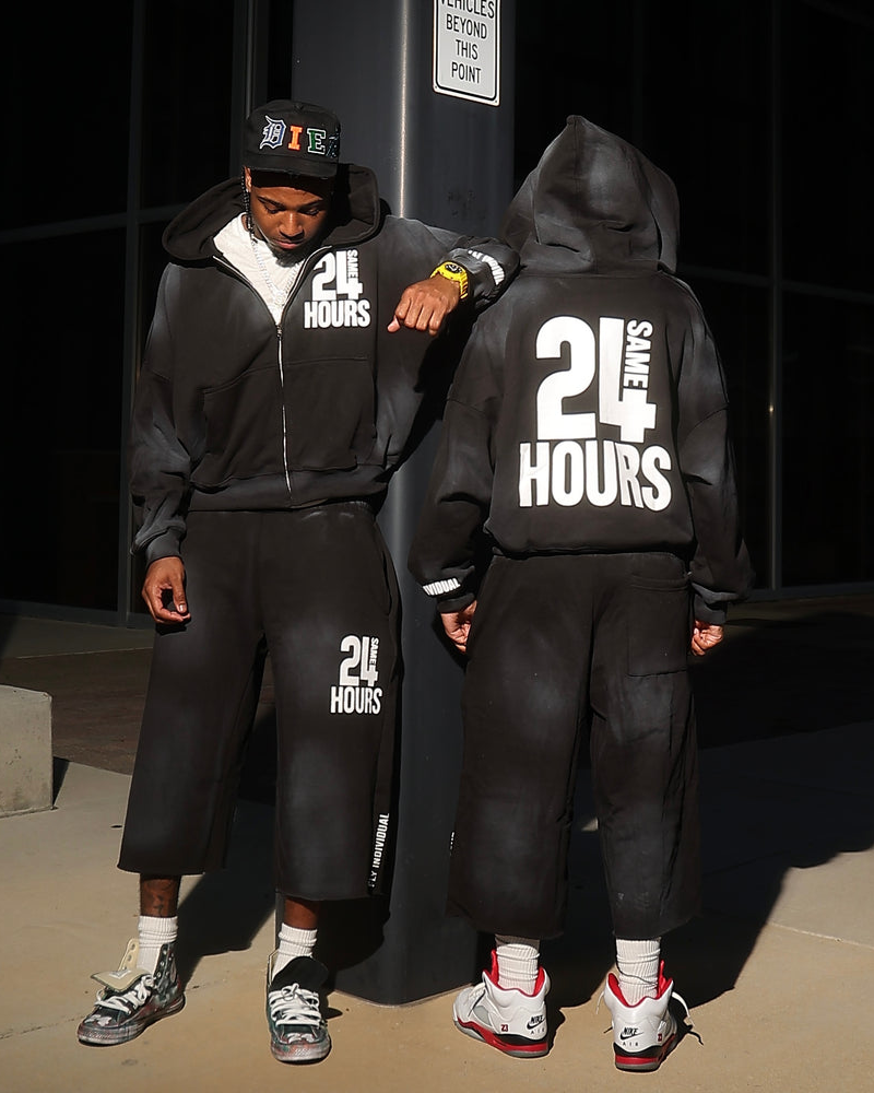 Same 24 Hours Shorts (Black)