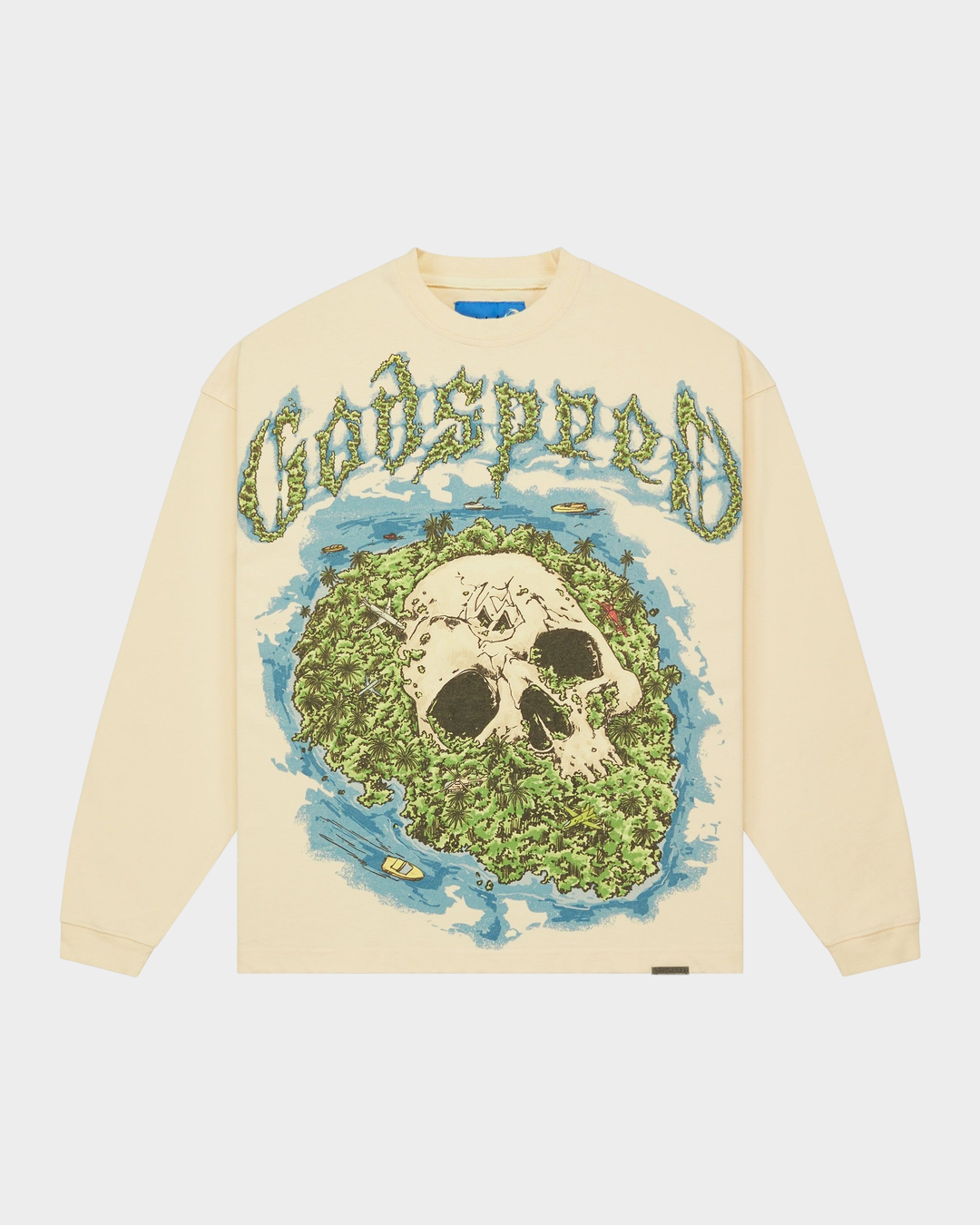 Skull Island II LS Tee NG (Bone)