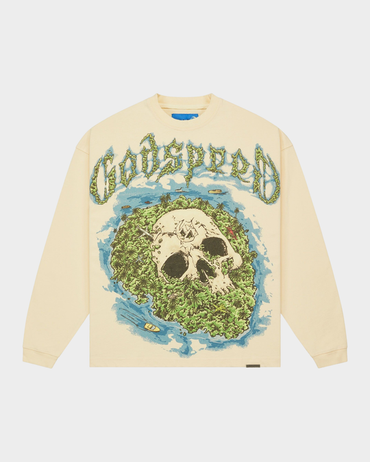 Skull Island II LS Tee NG (Bone)