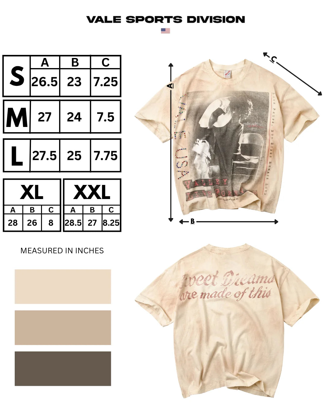 Vale Solo Tee (Natural)