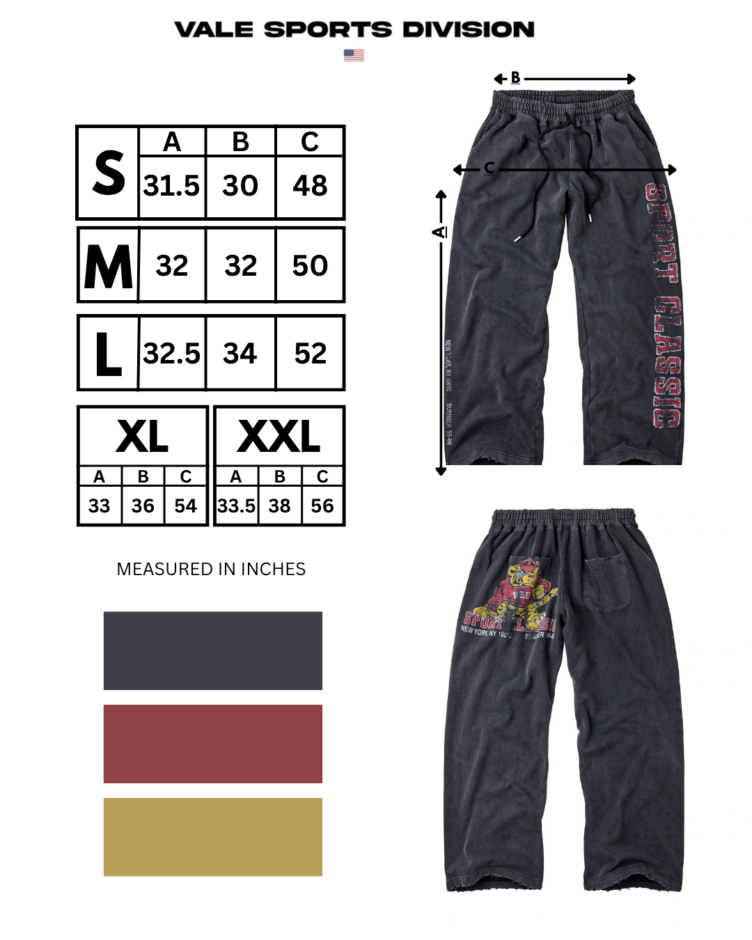 Sport Classic Sweats (Black)