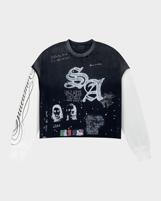 Squadra Longsleeve (Black/White)