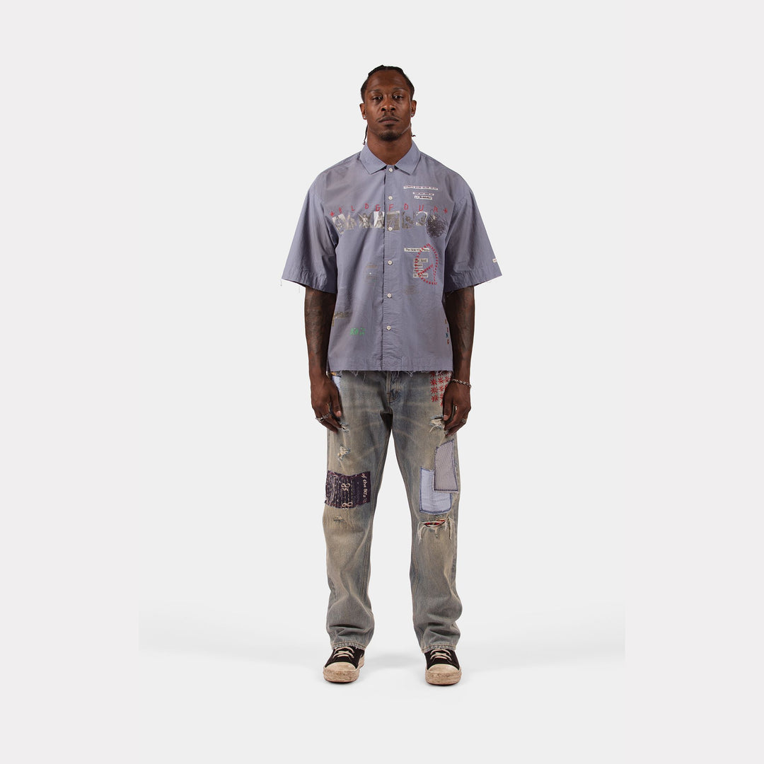 Stalemate SS Woven (Ombre Blue)