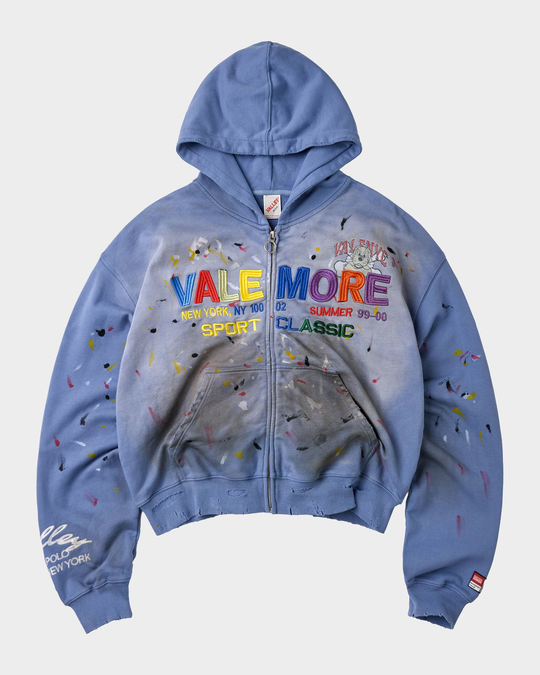 Sunday Zip Up Hoodie (Blue)