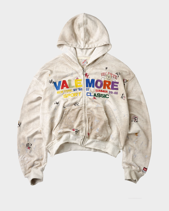 Sunday Zip Up Hoodie (Cream)
