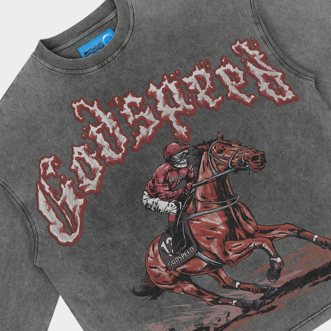 Thoroughbred LS Tee NG (Grey Wash)