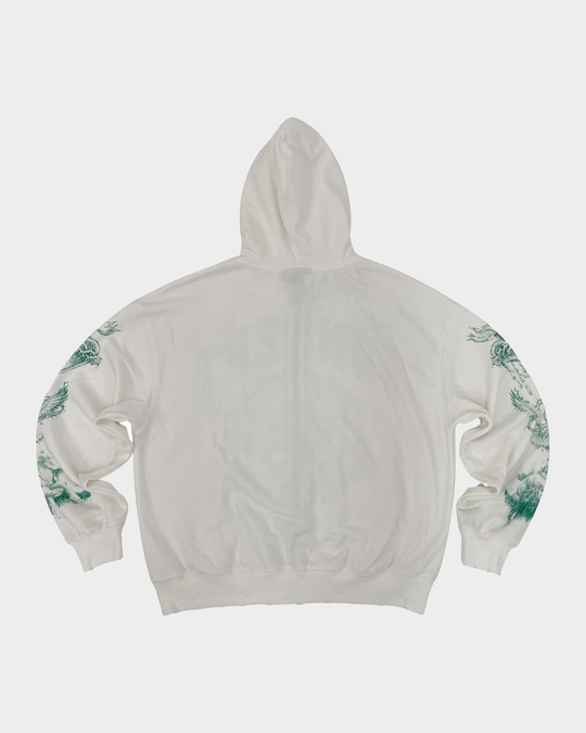 University Zip Up (White)