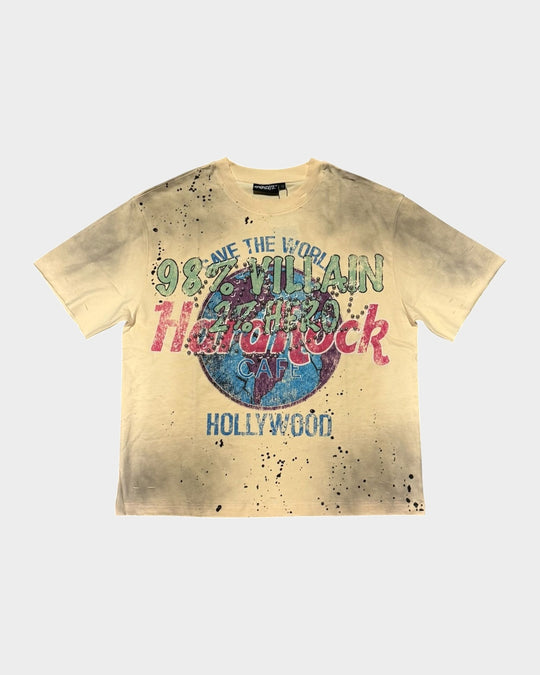 Villain Tee (Beige Overspray)