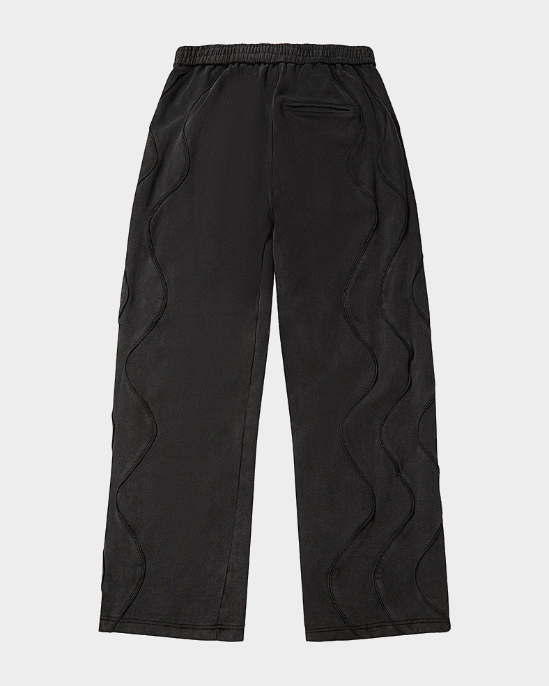 Wavy Seam Training Bottom (Washed Black)