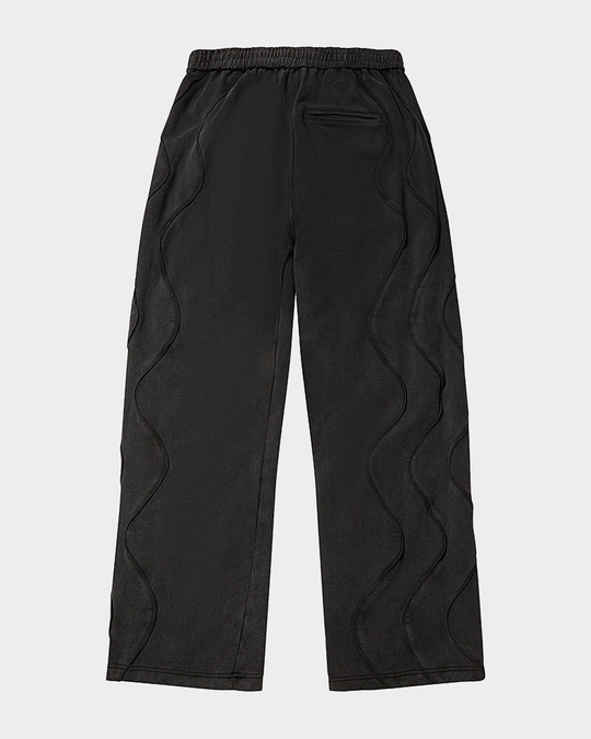 Wavy Seam Training Bottom (Washed Black)