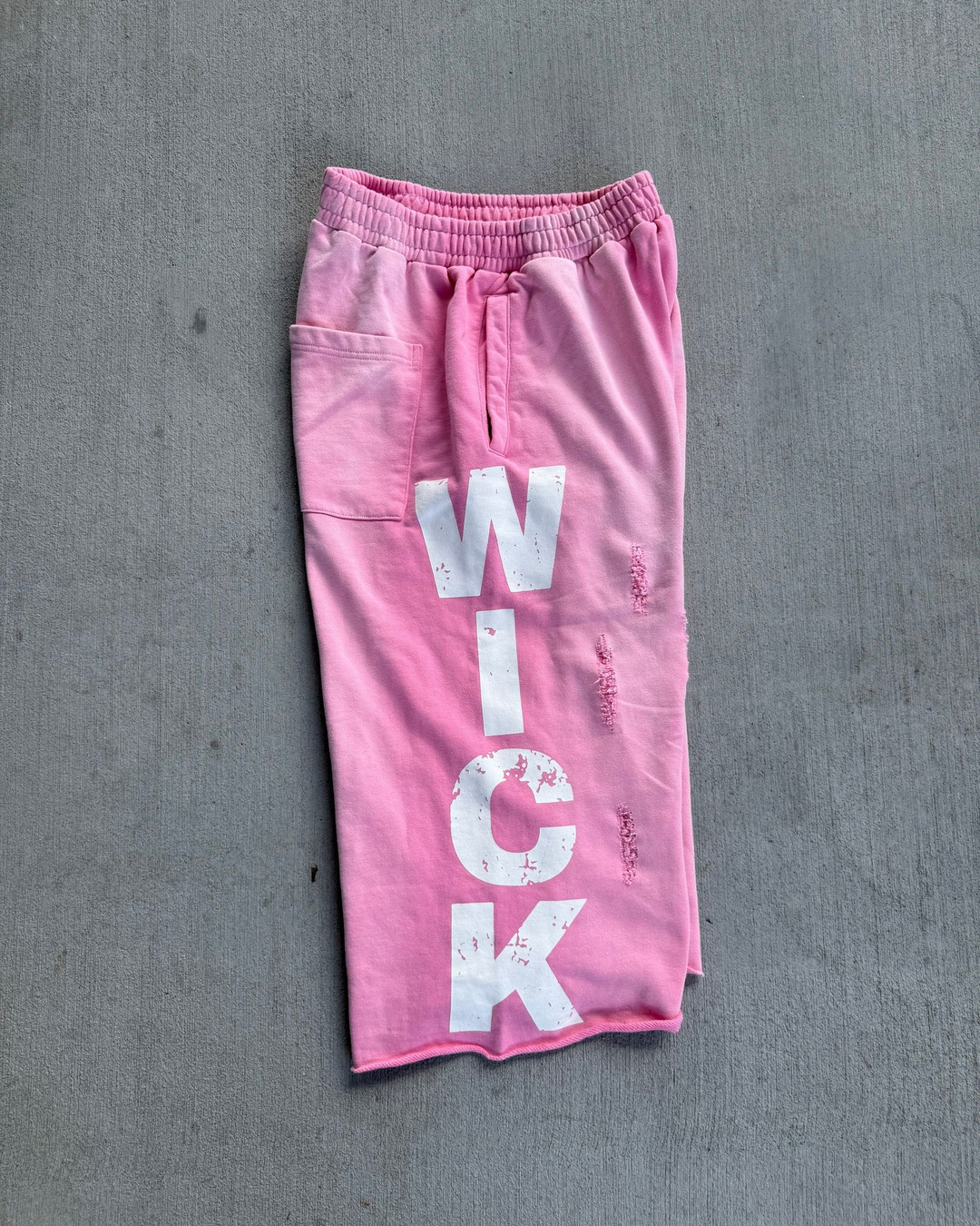 Wick 3/4 Sweatshorts - Pink