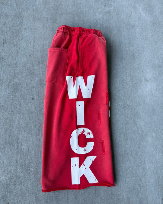 Wick Sweatshorts (Red)