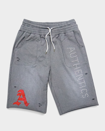 Wrong World 3/4 Shorts (Grey)